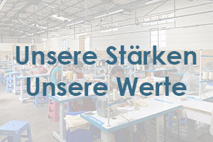 Werkstatt Herstellung Fairtrade Bio-Baumwolltasche