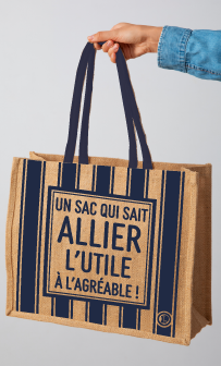 Sac en jute message