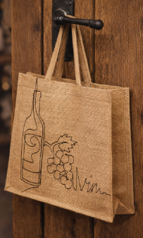 Sac en jute (cave à vin)