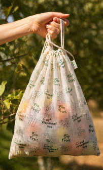 pochettes trousses filet coton