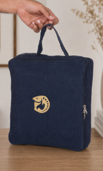 pochettes trousses filet coton