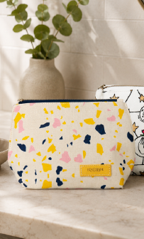 pochettes trousses filet coton